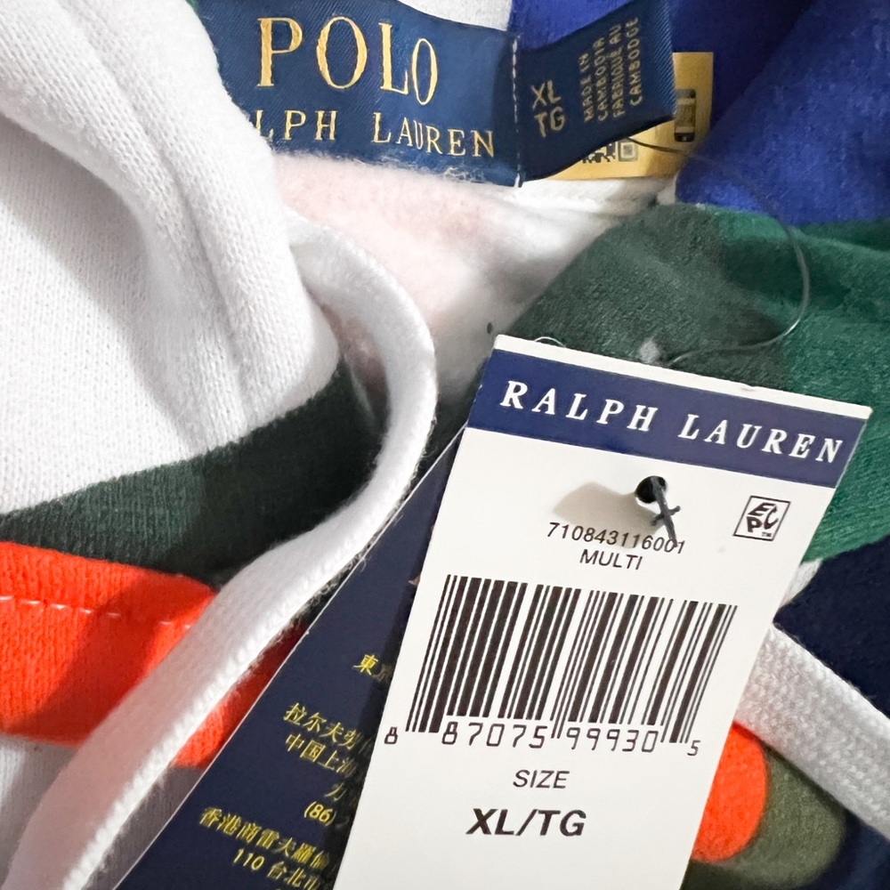 Polo Ralph Lauren Multicolor MONOGRAM LOGO Hooded Sweatshirt - Picture 13 of 16
